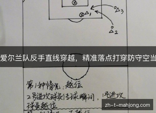爱尔兰队反手直线穿越，精准落点打穿防守空当
